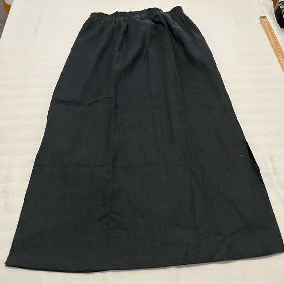 Krakerz 100% Linen Maxi Skirt Size L - Picture 9 of 11